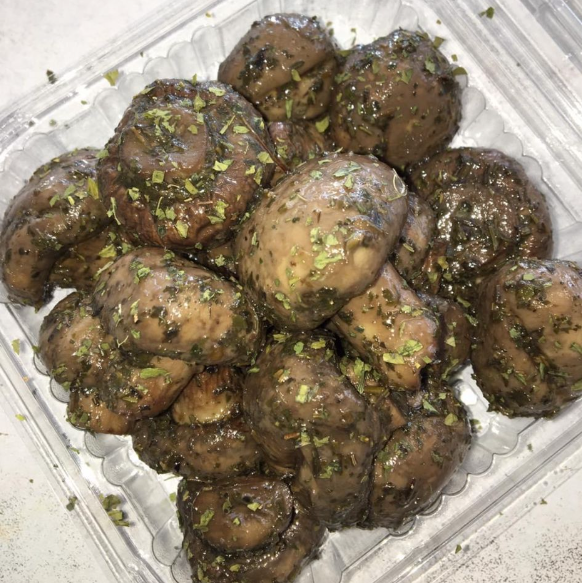 Gegrilde champignons naturel