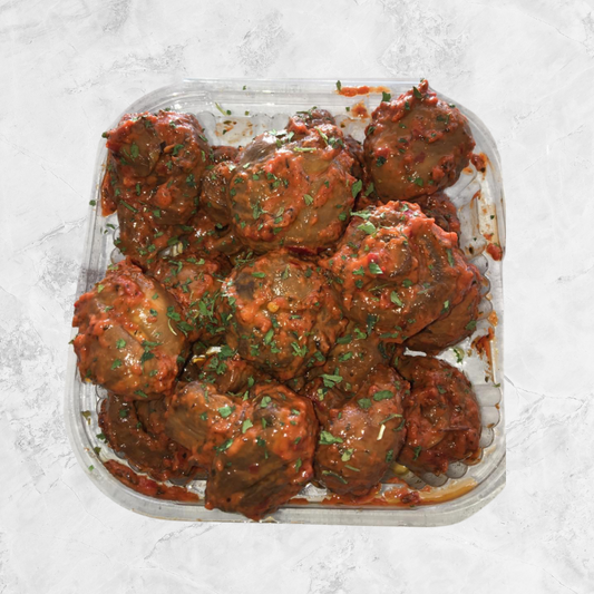 gegrilde champignons Pittig
