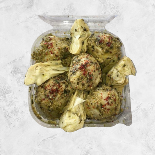 Artisjokken met pesto